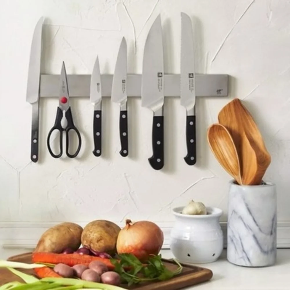 IKEA GRUNDTAL Silver Magnetic Knife Rack Stainless Steel Holder NIB